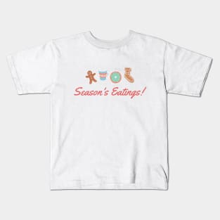 Merry Christmas - Season's Eatings! Kids T-Shirt